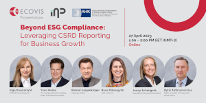 Webinar: Über die ESG-Compliance hinaus: Nutzung von CSRD-Berichterstattung für Unternehmenswachstum - Ecovis Deutschland