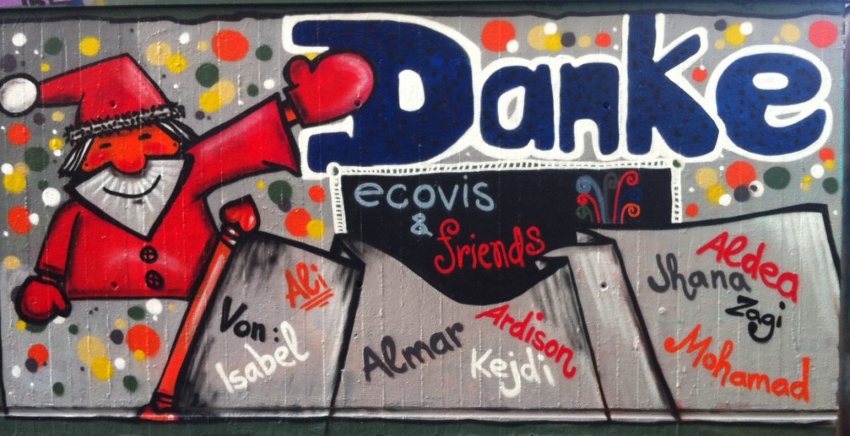 Kunstprojekt mit Flüchtlingskindern in Essen