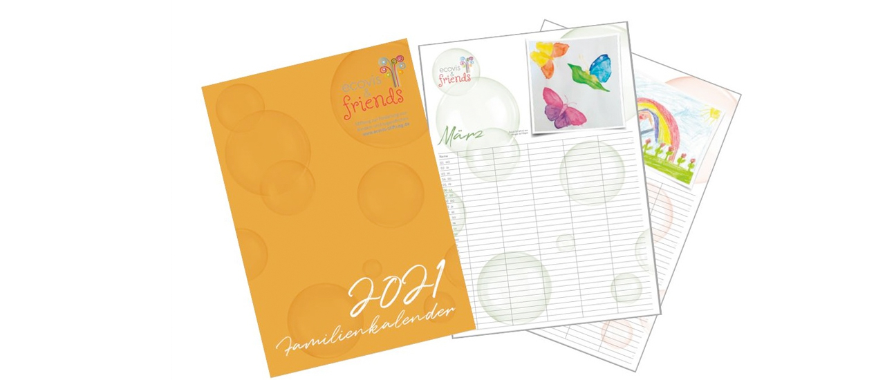 Der Ecovis & friends Familienkalender ist da – Kalender kaufen und Gutes tun