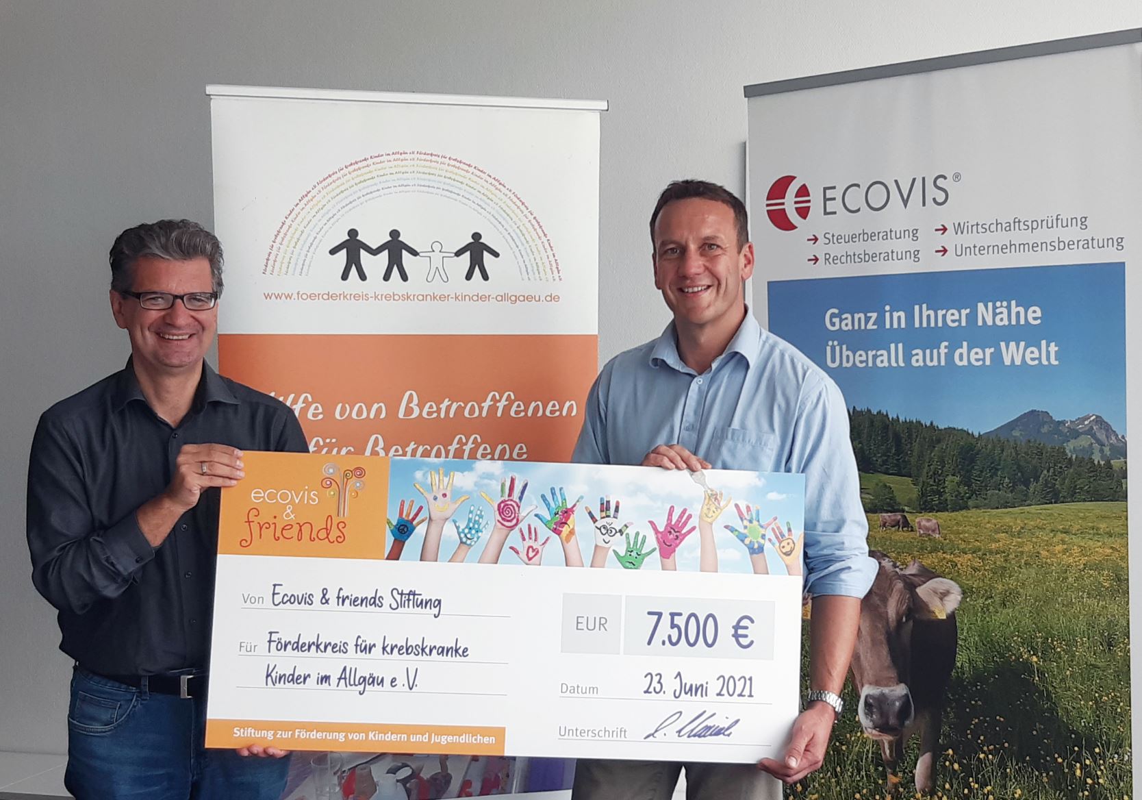 Spendenübergabe in Kempten