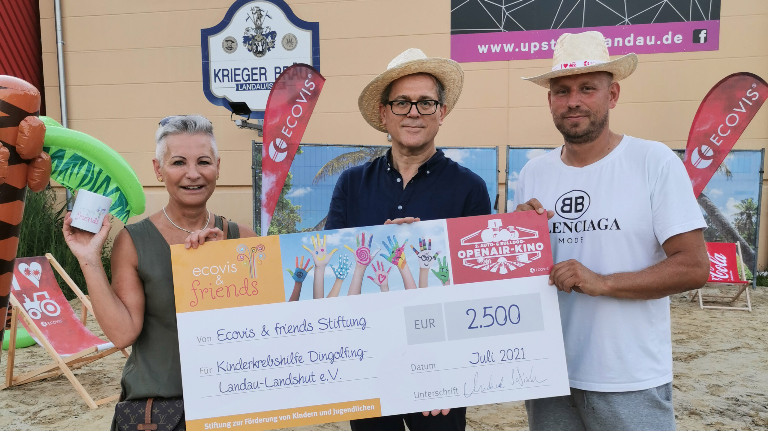 Kinderkrebshilfe Dingolfing – Landau – Landshut e.V.: Ecovis & friends spendet 2.500 €