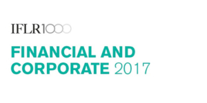 Financial and Corporate 2017. IFLR1000 - Ecovis юристи в Україні