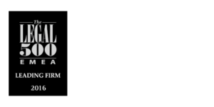 Legal 500 EMEA (2016) - Ecovis Lawyers in Ukraine